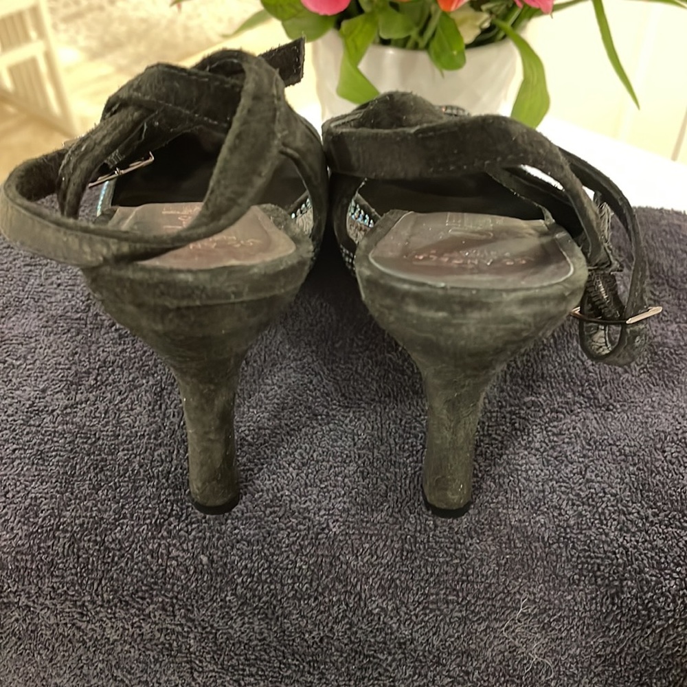JEFFREY CAMPBELL peep toe sandal. Bring bling to your closet!! - Picture 4 of 4